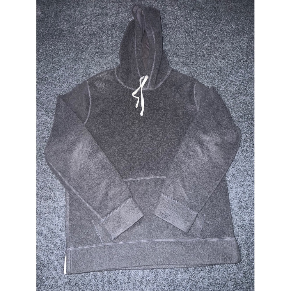 Abercrombie & Fitch Vintage Fleece Hoodie Small Charcoal Grey 184543